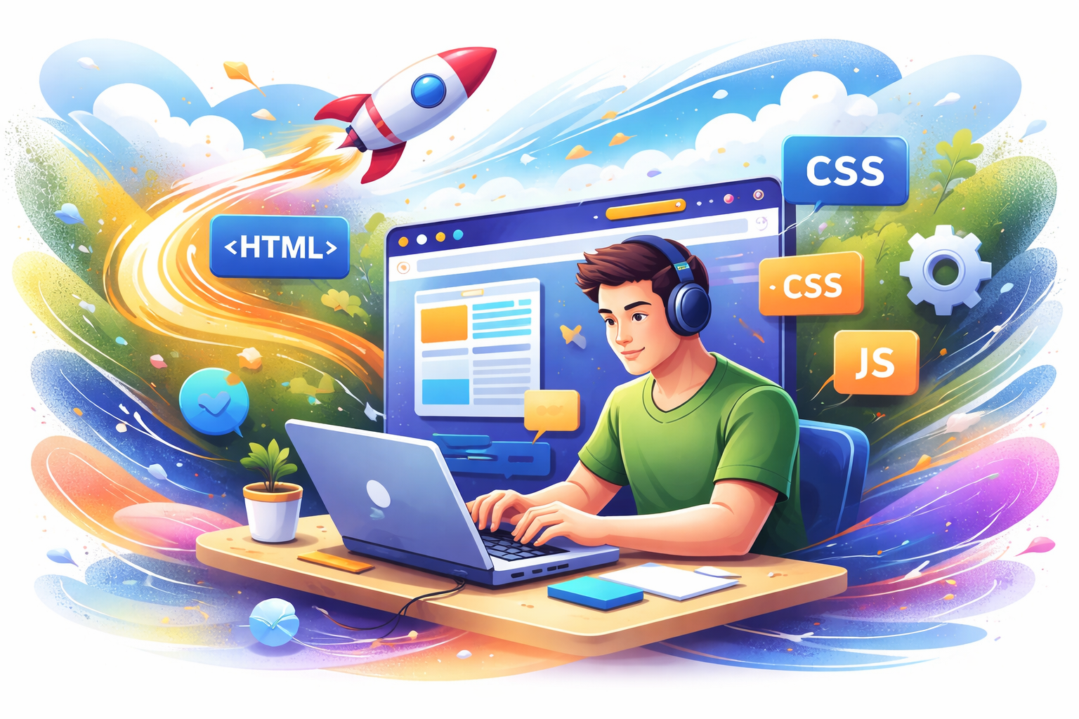 初學者的網頁開發超級課程